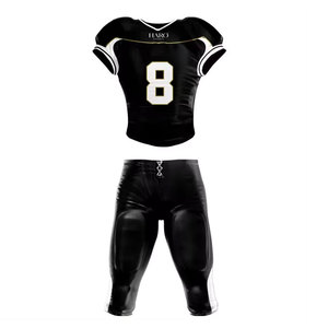 Customized American Football Uniform High Performance Fabric Sweat Wicking Material With Personalized Logo And Number - Product Image 1
