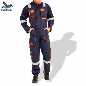 Uniforme de Trabajo Industrial Premium, Chaqueta y Pantalones de Algodón Transpirable, Ropa de Seguridad Protectora - Product Image 1