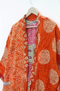 Manteau Kimono en Coton Vintage Kantha, Veste Matelassée, Vintage, pour Femme, Nouveauté - Product Image 3