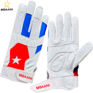 Baseball and Softball Batting Gloves – Rip and Tear Resistant – Reinforced Crotch, <b>Padded</b> Protection, Adjustable Sizes - Product Image 4