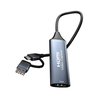 Tarjeta de Captura de Video SYONG 4K USB 3.0 para PC, HDMI, IPTV, Múltiples Salidas de Transmisión para PS4/5, Grabación MP4