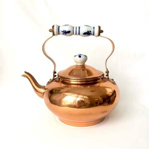 Bouilloire à thé en cuivre de luxe faite à la main, théière en cuivre pour faire bouillir de l'eau, du thé, du café, pour cuisinière, maison, hôtel, restaurant, ustensiles de cuisine - Product Image 1