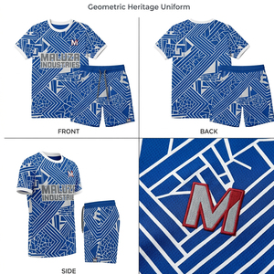 Tenue de football personnalisée sublimée pour hommes et enfants, kit de match de football professionnel, impression couleur intégrale, tissu respirant - Product Image 6