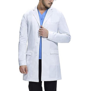 Blouse de laboratoire technique confortable en mélange de coton, vêtement de protection durable pour les médecins, les scientifiques, les techniciens de laboratoire, à utiliser au quotidien - Product Image 1