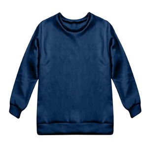 Conjunto de Sudadera Azul Marino con Mangas Murciélago y Pantalones Jogger a Juego, Estilo Oversize Informal para Otoño, Chándal de Punto Transpirable - Product Image 5