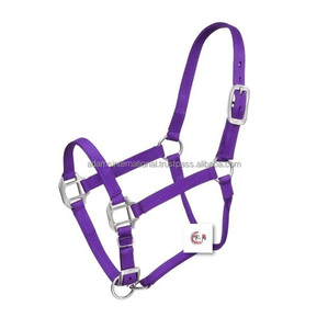 High Quality Purple Horse Nylon <b>Halter</b> with S-S Fitting Premium Premium Horse Product - Product Image 3