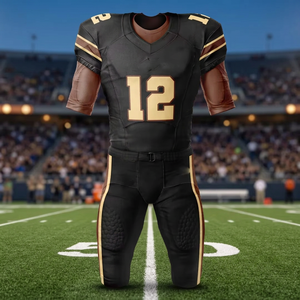 New Arrival Quick Dry American Football Uniforms 100% Polyester Sports Wear High Quality American Football Jersey - Product Image 4