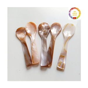 ช้อนกาแฟเปลือกหอยมุก |   เปลือกหอยธรรมชาติ |   ทนทาน |   ราคาโรงงานขายส่ง - Product Image 6