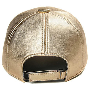 Gorras de béisbol deportivas de cuero estampadas para hombre, talla adulta, ajustables, lisas, a la moda, a precio económico. - Product Image 2