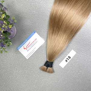 Extensiones de cabello humano Remy a granel, origen vietnamita, ondulado Natural, suelto, suave y sedoso, máquina de doble trama, todos los colores, 100g, venta al por mayor - Product Image 6