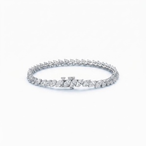 Bracelet tennis élégant en diamants de laboratoire taille marquise, certifié IGI, en or massif 10K 14K 18K, couleur DEF, clarté VS VVS - Product Image 4