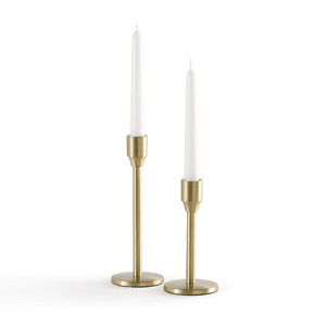 Gold Metal <b>Taper</b> <b>Candle</b> Holder Slender <b>Candle</b> Stand Table Centerpiece Elegant Brass <b>Candle</b> Stick Holder Indoor Decorative Item - Product Image 4