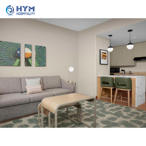 Ensemble de meubles de chambre d'hôtel en bois de conception moderne personnalisée, marque <span class=keywords><strong>Hyman</strong></span>, Homewood Suites by Hilton, origine Chine, à vendre - Product Image 4