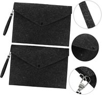 Organizador de Archivos, Bolsa para Recibos, Carpeta de Oficina, Bolsa de Fieltro para Archivos, Bolsa con Botón para Archivos, Sello para Documentos