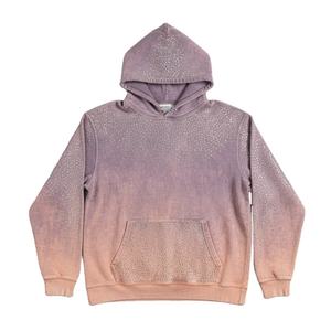 เสื้อฮู้ดดี้ OEM แบบฟอกสีสไตล์วินเทจสำหรับผู้หญิงและผู้ชาย เสื้อฮู้ดดี้แบบสวมหัวสีซีดจางตามสไตล์วินเทจ - Product Image 2