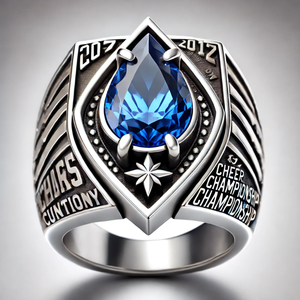 Anillos de trofeo de porristas personalizados - Product Image 1
