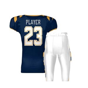 Uniforme de football américain surdimensionné personnalisé en sublimation, respirant, à séchage rapide, anti-transpiration et antibactérien, vente en gros - Product Image 2