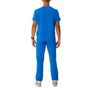 Ensemble de vêtements de travail pour infirmière, écologique, en toile, à séchage rapide, haut à manches courtes et pantalon, matière respirante et flexible, pour salon de beauté - Product Image 4