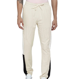 Pantalon de survêtement léger en coton à taille haute pour homme avec logo personnalisé, rayures latérales, style sport décontracté, streetwear, entraînement, OEM - Product Image 6