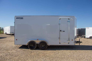 รถพ่วงแบบปิดขนาด 7x16 สำหรับจัดเก็บสิ่งของ คุณภาพสูง ภายในสะอาด พร้อมใช้งาน - Product Image 3