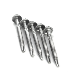 Self-Drilling Screws Washer Head Zinc/Hot-Dip Galvanized Carbon Steel Metric/Inch Standard <b>Deep</b> Coarse Thread Full-Length Class - Product Image 3