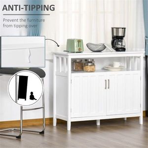 Mobile da Cucina in Metallo, Legno e MDF con Ante in Vetro per Arredamento Domestico - Product Image 3