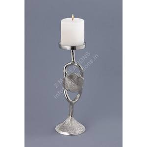 Support et porte-bougie en métal, design moderne, durable, écologique, pour mariages, fêtes de Noël, décoration de table, fait main - Product Image 1