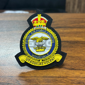 Embroidery Brooch Threads Hand Embroidery Badges <b>Pins</b> Blazer Uniforms Shoulders <b>Collar</b> Custom Design Patch - Product Image 1