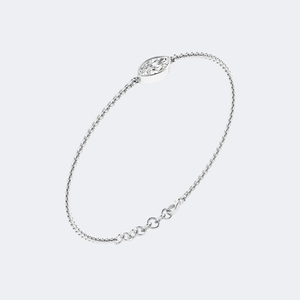 0.50CTW Marquise Bezel-<b>Set</b> Diamond Station Bracelet - Product Image 3