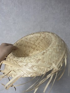 OEM Woven Round Raffia <b>straw</b> bucket <b>Hat</b> Beach <b>Hat</b> Custom Tag Unisex Adjustable For Spring Summer Casual Daily Tour outdoor gift - Product Image 3