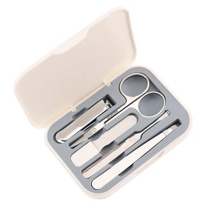 BAFA SURGICAL INSTRUMENTS SNI-NN-463 Portable Stainless Steel Manicure Set-Nail Clippers Scissors <b>Ear</b> <b>Pick</b> Thick Nails Care Wide - Product Image 4