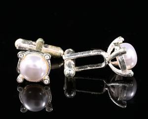 Boutons de manchette pour hommes en gros – Bijoux de luxe en acier inoxydable/argent 925 pour mariage et affaires – Vente en gros de boutons de manchette - Product Image 3