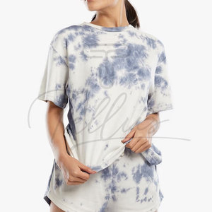 Camiseta Tie & Dye de Algodón 100% de Alta Calidad para Mujer, Personaliza tu Logotipo, Mejor Precio, Camiseta Tie & Dye para Mujer - Product Image 6