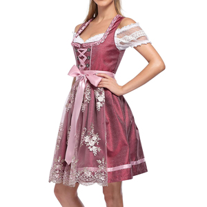 Nuevo Vestido Bávaro para Mujer 2026, Fabricación de Vestidos de Alta Calidad, Estilo Midi Dirndl para Oktoberfest, Precio Bajo - Product Image 3