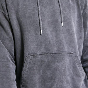 เสื้อฮู้ดดี้ผู้ชายแบบสบายๆ ล้างสีด้วยกรด ดีไซน์ใหม่ เสื้อฮู้ดดี้ล้างสีด้วยกรด ผ้าฝ้าย 100% เสื้อฮู้ดดี้ล้างสีด้วยกรดแบบสั่งทำพิเศษสำหรับผู้ชาย - Product Image 6