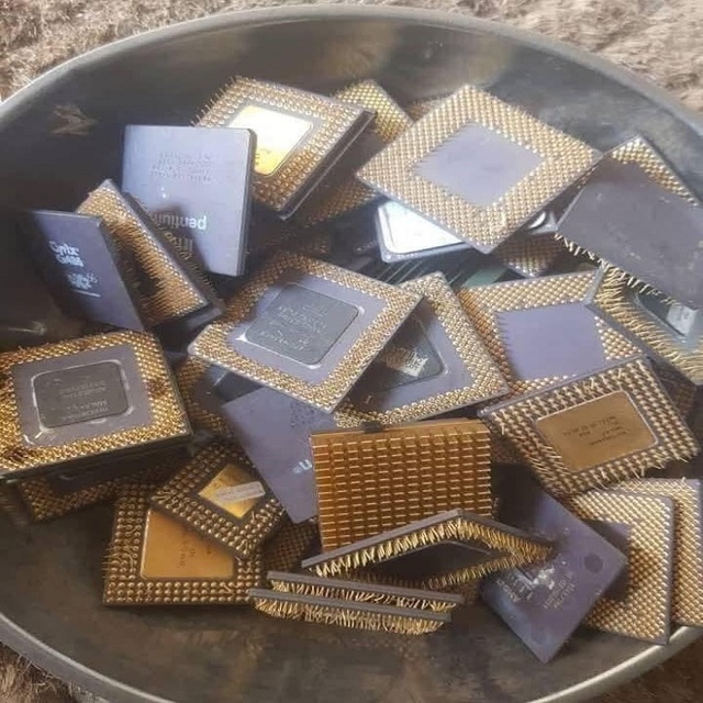 New for Ceramic CPU Scrap 8-core 64-bit Laptop CPU RAM & Board Scrap Gold Extraction E-Waste Recovery Projects