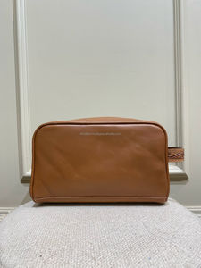 Nouveau Western usiné en cuir de vachette élégant maquillage cosmétique boîte de rangement vente chaude pochette à bijoux, vanité salle de bain organisateur boîte - Product Image 5