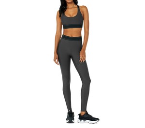 Conjunto Deportivo para Mujer, Talla Grande, Top Corto Acanalado y Leggings, Control de Humedad, Ropa para Yoga, Fitness y Gimnasio - Product Image 1
