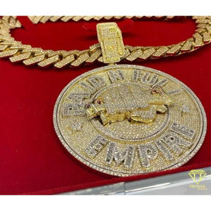 Colgante de Joyería Designer Money Machine con Estilo Hip Hop Urbano de Lujo y Acabado Iced Out - Product Image 3