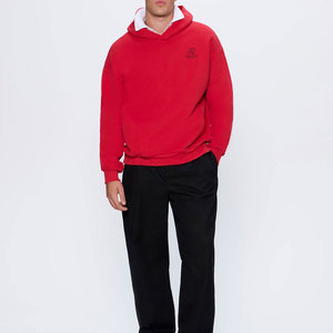 Prix bas, faible MOQ, vente chaude, sweats à capuche en coton basiques, tissu doux, en stock, sweats à capuche en coton les plus vendus - Product Image 1