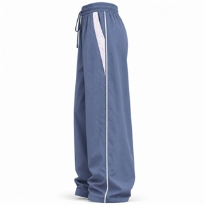 Trending Women Casual <b>Track</b> <b>Pants</b> <b>Straight</b> <b>Leg</b> Jogger Trousers Lightweight Nylon Activewear Custom Wholesale Manufacturer - Product Image 3