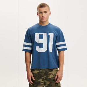 Camisetas de Fútbol de Poliéster con Malla Tejida y Estampado Serigrafiado al por Mayor, de Secado Rápido, Casuales, de Manga Corta, Estilo Urbano, Tallas Grandes - Product Image 3