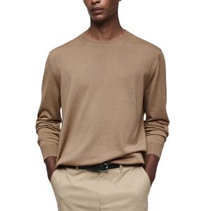 Pulls en tricot pour hommes personnalisables de haute qualité à prix raisonnable, saison d'hiver, manches longues, logo frontal, respirant - Product Image 1