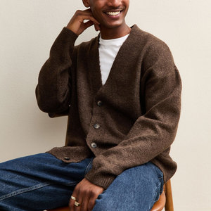 Durable Knit <b>Men</b> <b>Cardigans</b> With Elegant <b>Long</b> Sleeve Design For Daily Comfort And Style <b>Men</b> <b>Cardigans</b> - Product Image 1