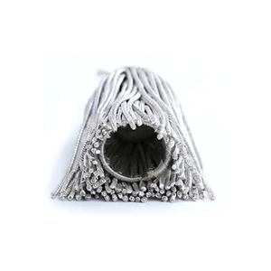 Borla de Plata Tejida para Decoración Textil del Hogar, Borla de Plata con Hilo Metálico Hecha a Medida para Uniformes - Product Image 3