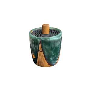 Quemador de Incienso de Resina Epoxi y Madera de Pino Premium 2027, Bakhoor Árabe de Lujo, Diseño Moderno, Alta Calidad, Personalizable para el Hogar - Product Image 2