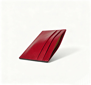 [Customised Logo] Genuine Cowhide Top Grain Leather Card Holder for Men & Women Fashion Style - Product Image 3