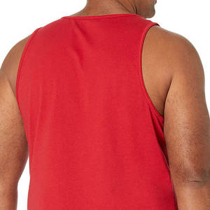 Camiseta sin mangas para hombre de alta calidad, tela suave de mezcla de algodón, ideal para entrenamiento y uso diario. - Product Image 5