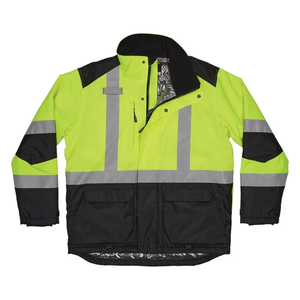 Men's Winter Security Work <b>Jacket</b> Reflective Coat For <b>Workers</b> In Mechanic Industries Related Safety Work <b>Jacket</b> - Product Image 1