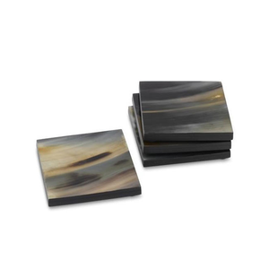 Beautiful Natural Horn Coaster Set Luxury Artisan Horn Coasters for Home Premium Horn Coasters for Office <b>Desk</b> Handmade Horn Coa - Product Image 1